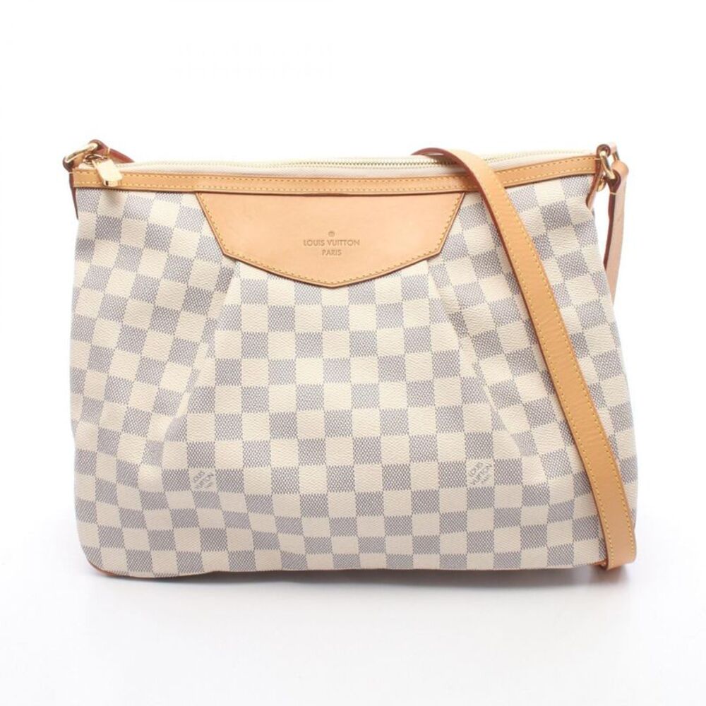 Louis Vuitton Siracusa MM Damier Azur Coated Canvas Shoulder Bag